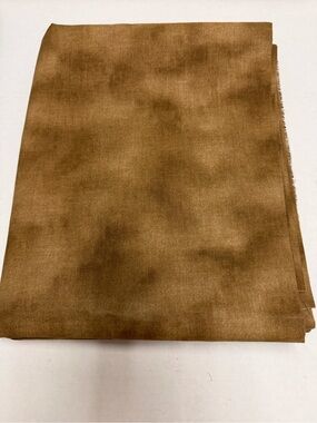 Vintage Joann Cotton Fabric-Dark/Medium Gold-Approx. 5 2/3 yds